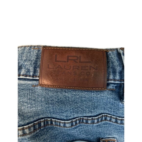 Ralph Lauren LRL Lauren Jeans Co. Blue Denim Jeans Size 14 - Picture 3 of 5